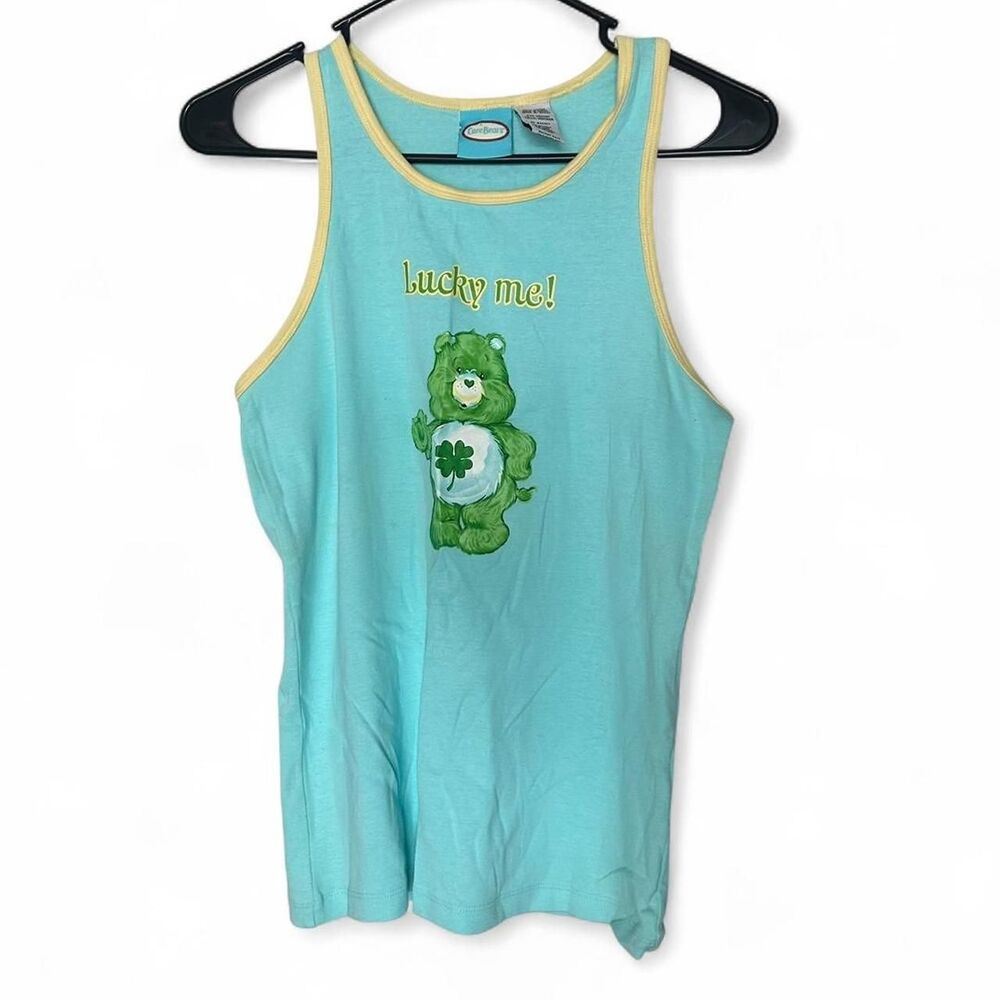 vintage Y2K 2000s retro 2005 Care Bears blue tank top medium